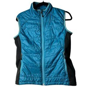 REI Teal Zip Up Puffer Vest M
